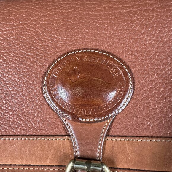 Vintage Dooney & Bourke All Weather Leather Shoulder Crossbody Bag USA 11x8 Inch - Picture 5 of 15